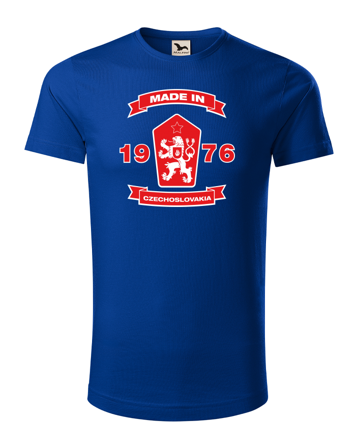 Pánské tričko z bio bavlny Made in Czechoslovakia 1976