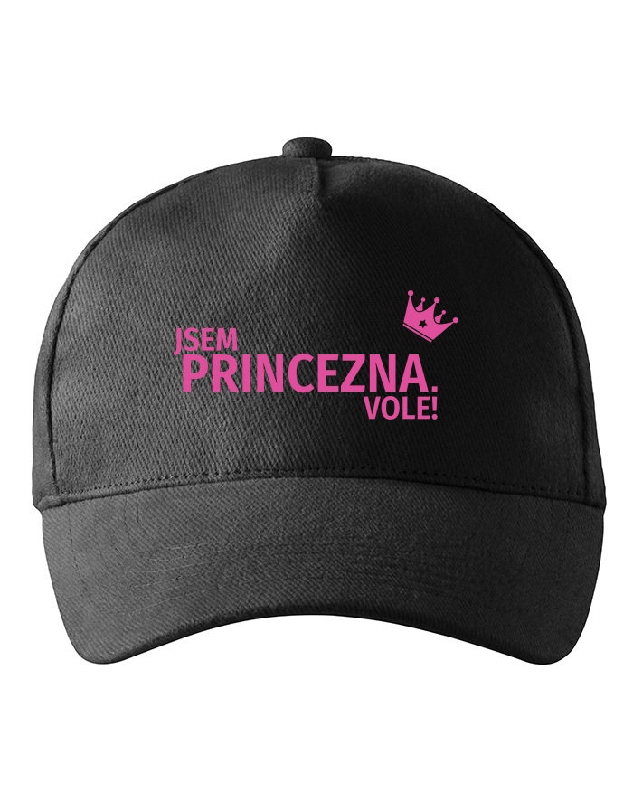 Dětská kšiltovka Jsem princezna vole
