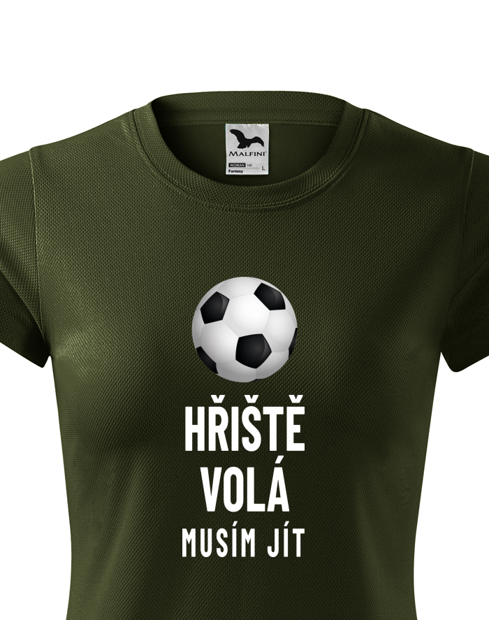 Dámské funkční tričko Hřiště volá musím jít