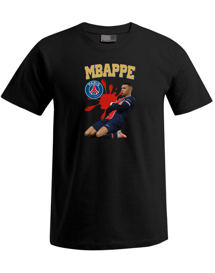Pánské tričko Plus Size Kylian Mbappé PSG