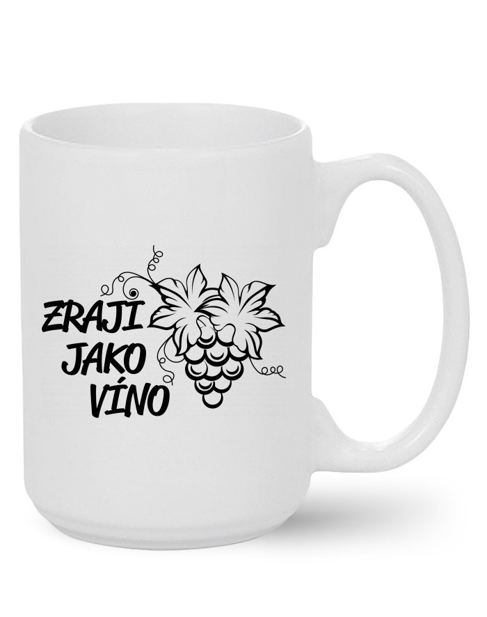 Keramický hrnek MAX – Zraji jako víno