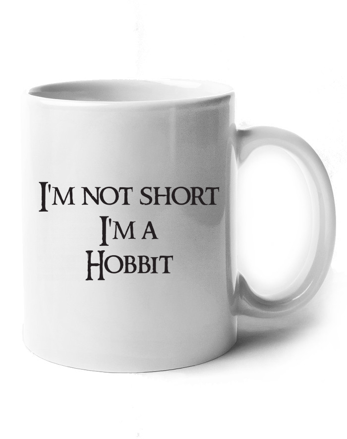 Keramický hrnek I'm not short I'm a Hobbit