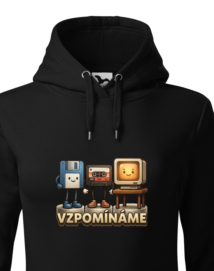 Dámská mikina s kapucí Vzpomínáme