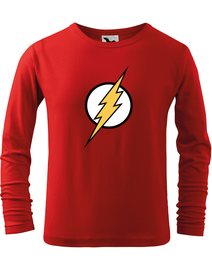 Dětské triko s dlouhým rukávem Flash
