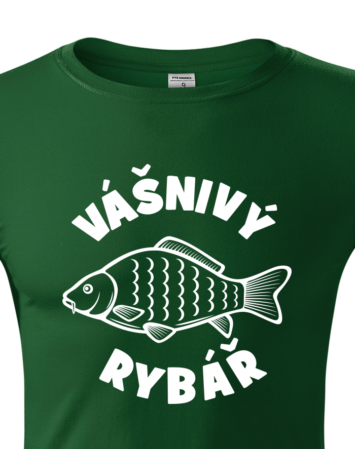 Unisex tričko s dlouhým rukávem Vášnivý rybář