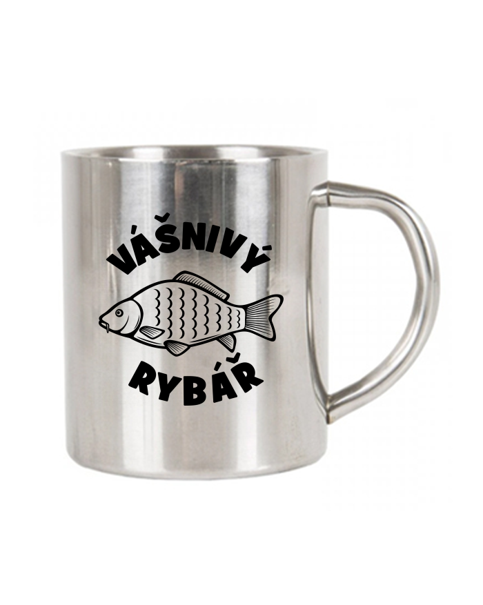 Nerezový termohrnek Vášnivý rybář