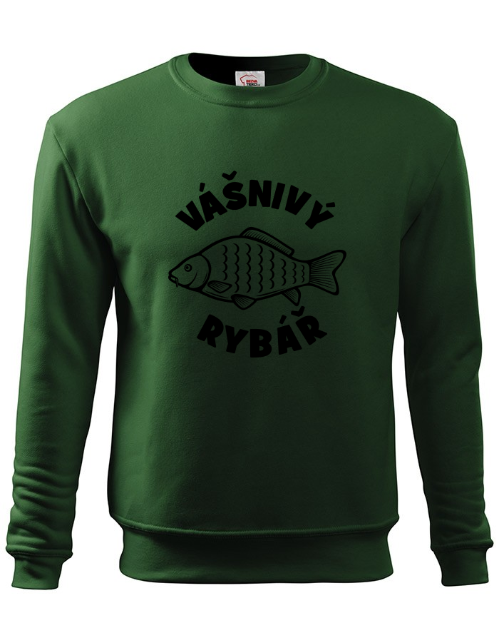 Dětská mikina bez kapuce Vášnivý rybář