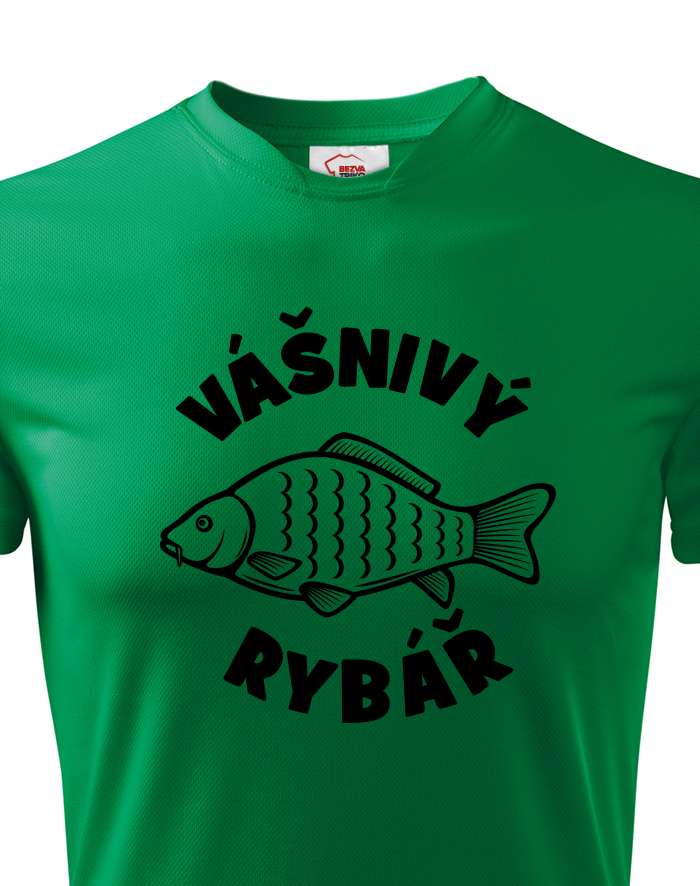 Dětské funkční tričko Vášnivý rybář