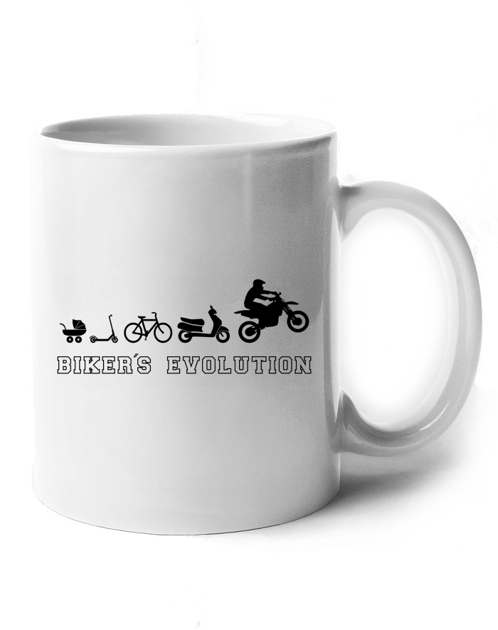 Keramický hrnek Biker's Evolution