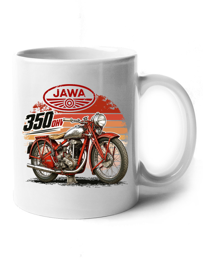 Keramický hrnek JAWA 350 OHV