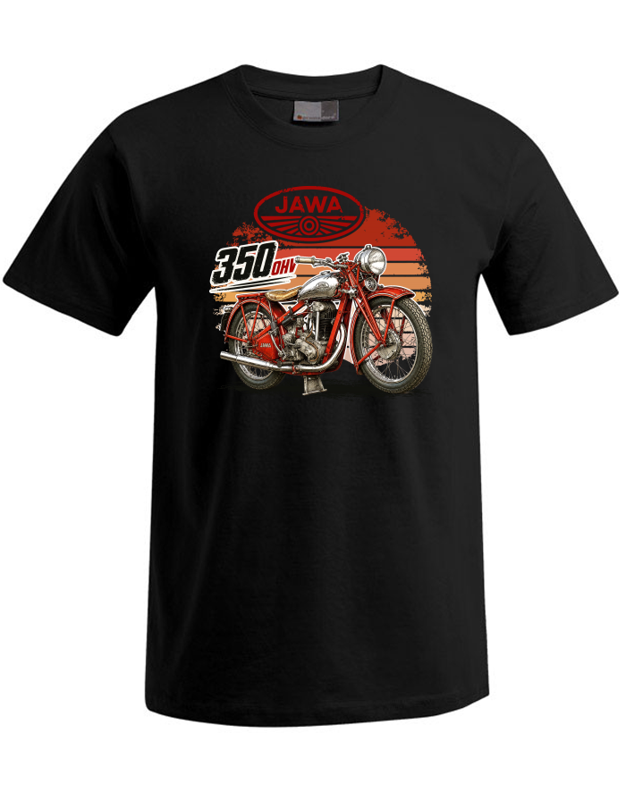Pánské tričko Plus Size JAWA 350 OHV