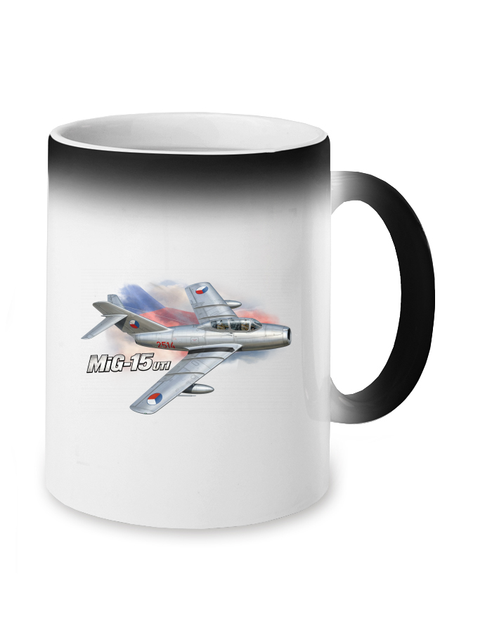 Magický měnící se hrnek MiG-15 UTI