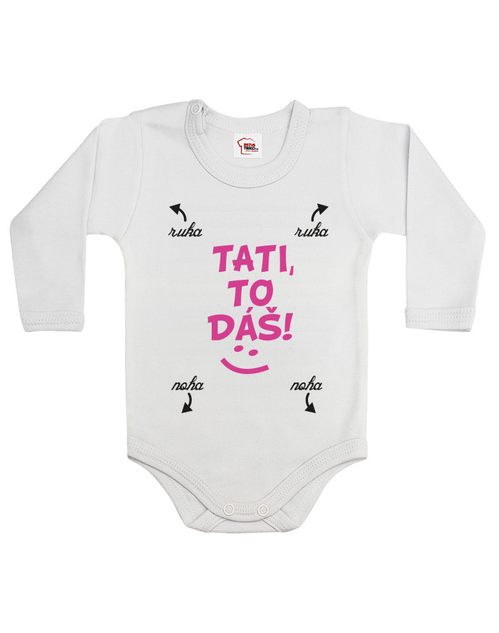 Dětské body Tati, to dáš – pro holčičky