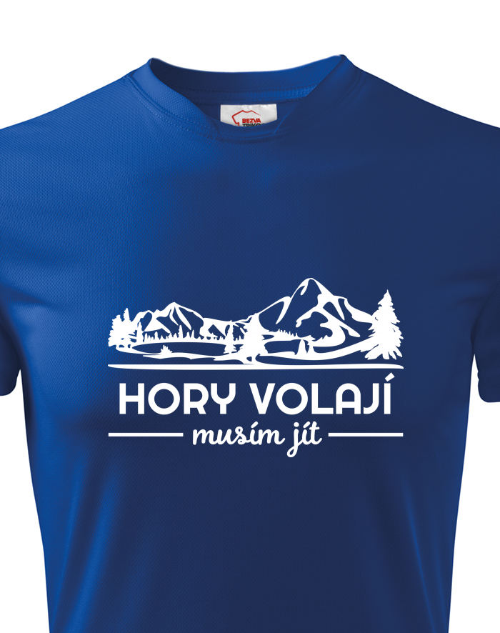 Dětské funkční tričko Hory volají musím jít