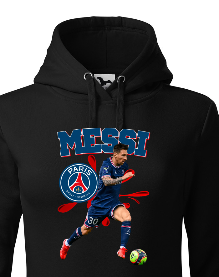 Dámská mikina s kapucí Lionel Messi PSG
