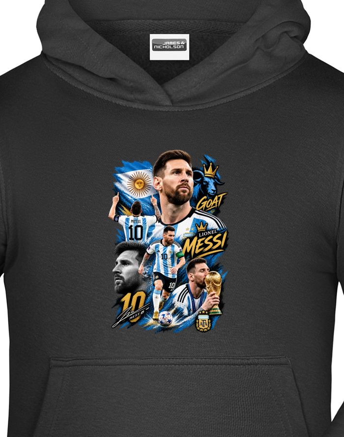 Dětská mikina s kapucí Lionel Messi