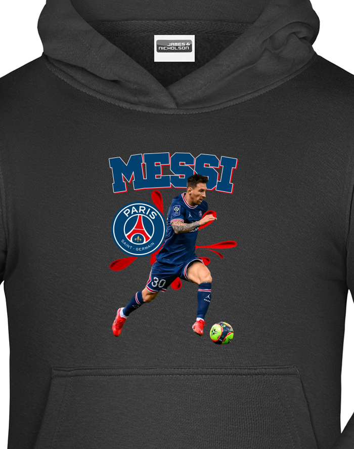 Dětská mikina s kapucí Lionel Messi PSG