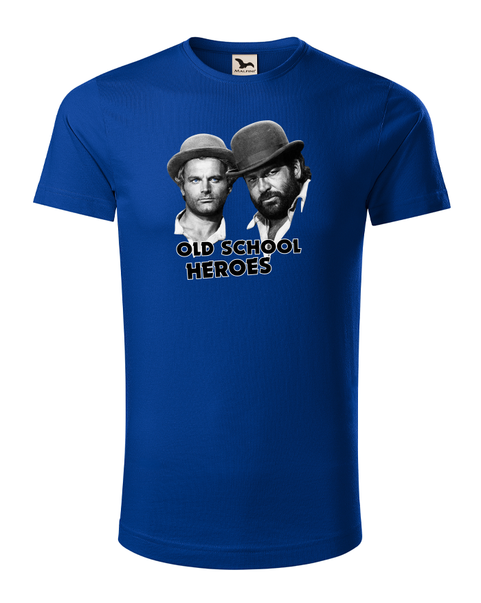 Pánské tričko Bud Spencer a Terence Hill – Old School Heroes