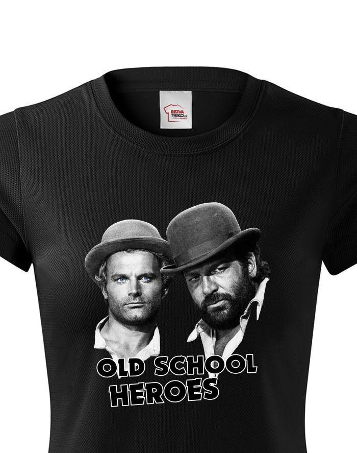 Dámské funkční tričko Bud Spencer a Terence Hill Old School Heroes