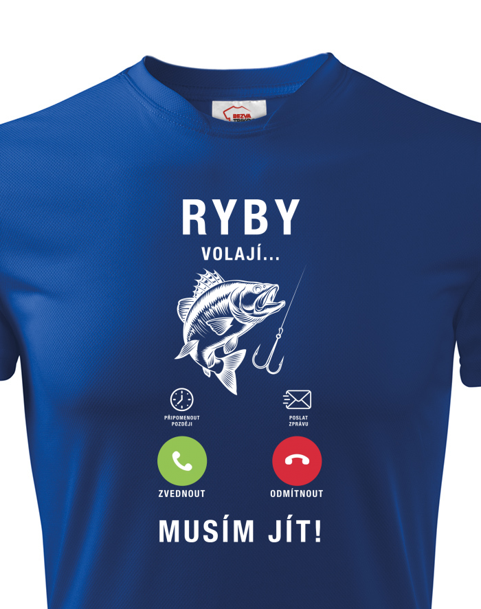 Dětské funkční tričko Ryby volají