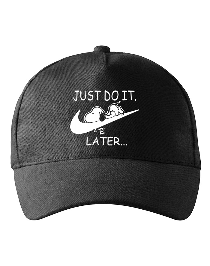 Dětská kšiltovka Just do it later