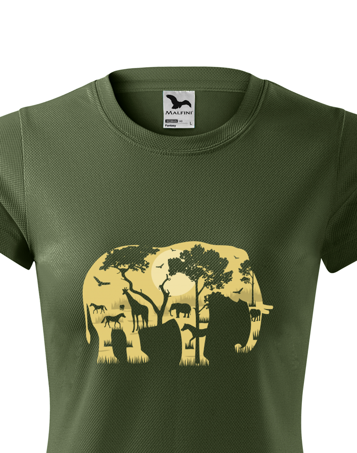 Dámské funkční tričko Elephant