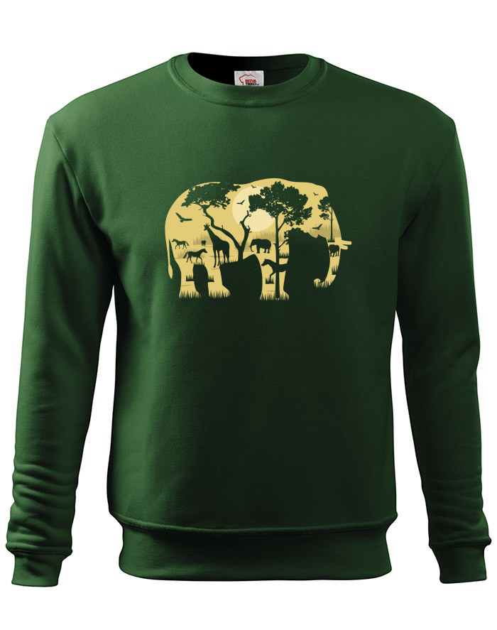 Pánská mikina bez kapuce Elephant