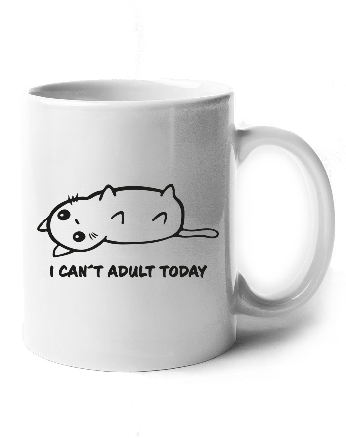 Keramický hrnek I Cant Adult Today