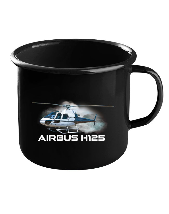 Plechový hrneček černý Airbus Helicopters H125