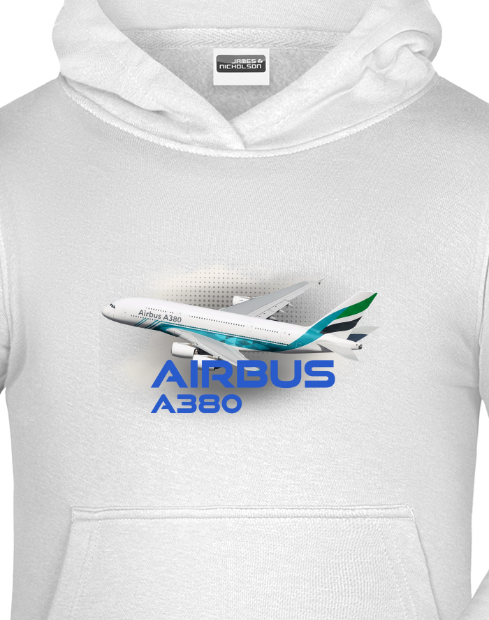 Dětská mikina s kapucí Airbus A380