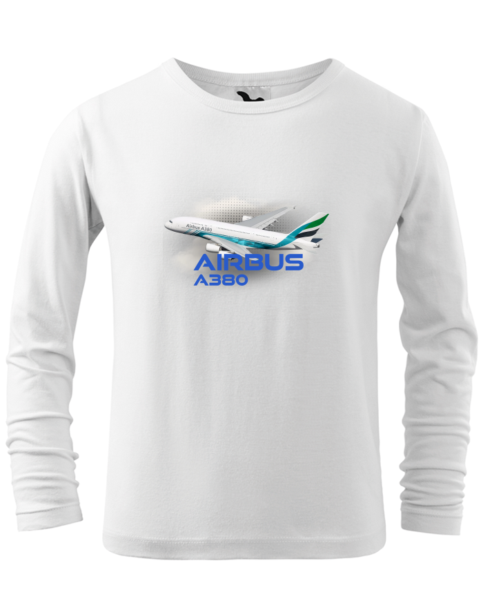 Dětské triko s dlouhým rukávem Airbus A380