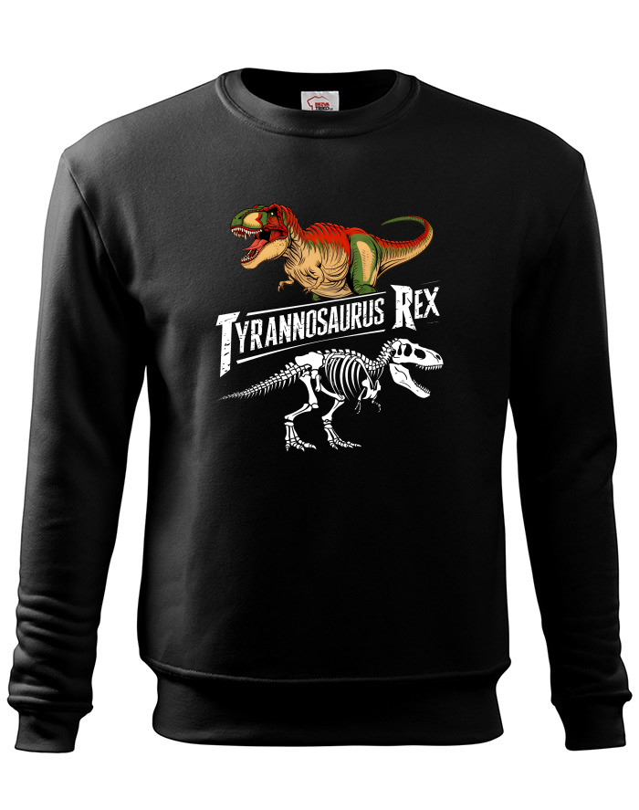 Dětská mikina bez kapuce Tyrannosaurus Rex
