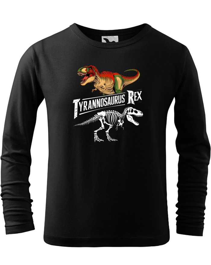 Dětské triko s dlouhým rukávem Tyrannosaurus Rex