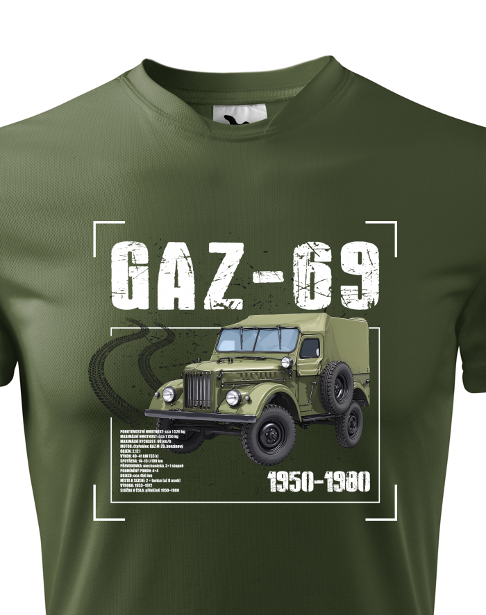 Pánské funkční tričko GAZ-69