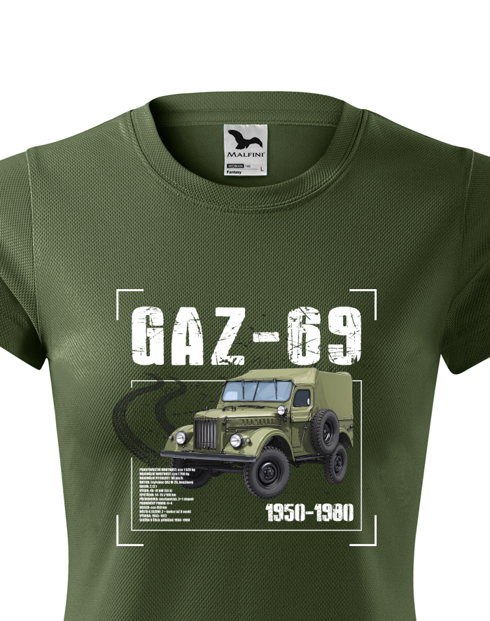 Dámské funkční tričko GAZ-69