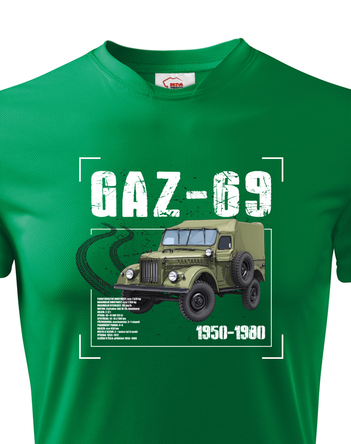 Dětské funkční tričko GAZ-69