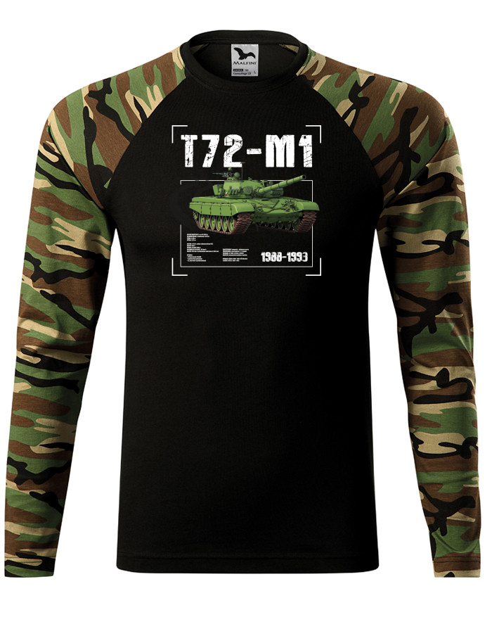 Unisex tričko s dlouhým rukávem T72-M1