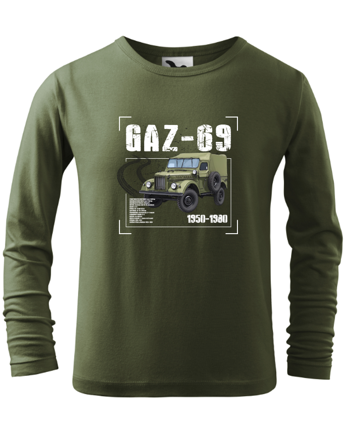 Dětské triko s dlouhým rukávem GAZ-69