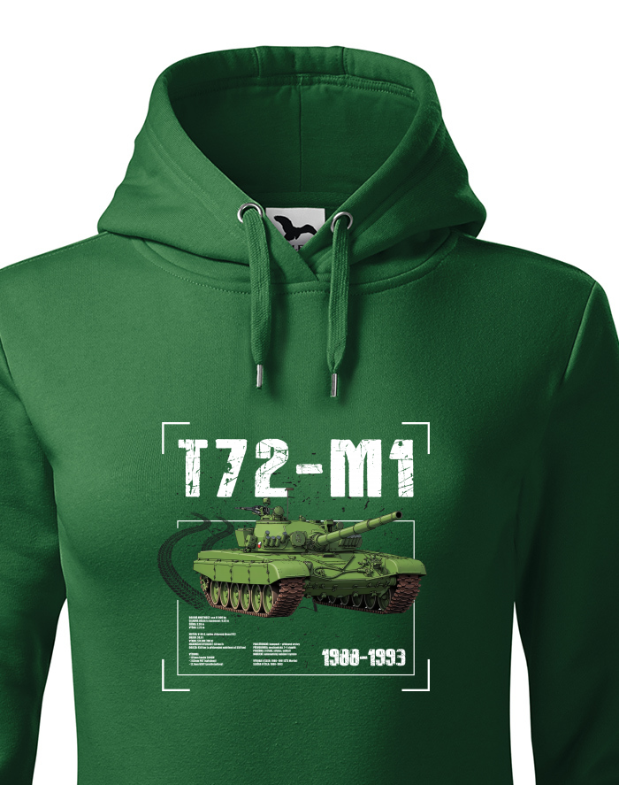 Dámská mikina s kapucí T72-M1