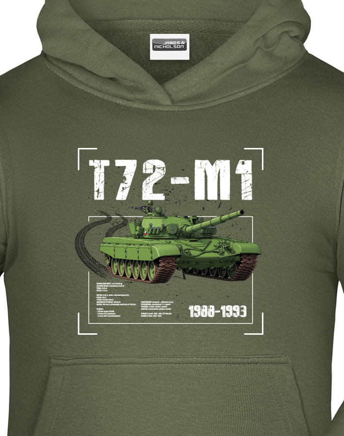 Dětská mikina s kapucí T72-M1