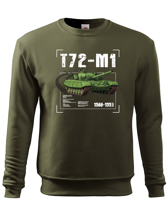 Pánská mikina bez kapuce T72-M1