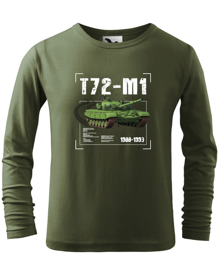 Dětské triko s dlouhým rukávem T72-M1