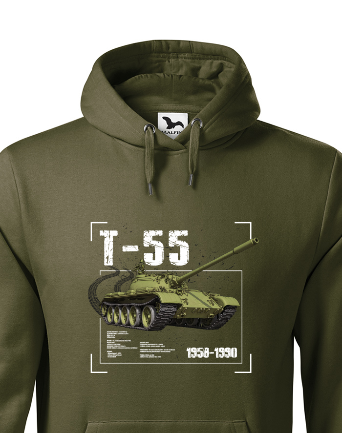 Pánská mikina s kapucí T-55