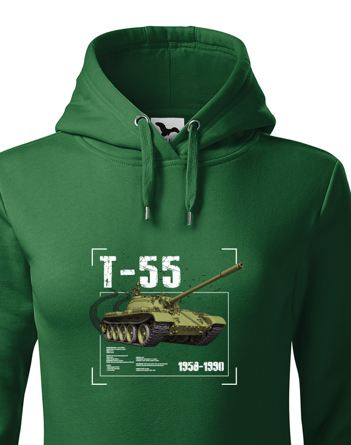 Dámská mikina s kapucí T-55