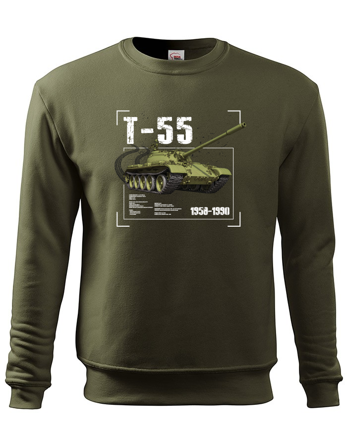 Pánská mikina bez kapuce T-55