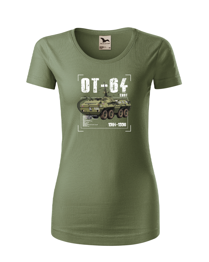 Dámské tričko z bio bavlny – OT-64 Skot