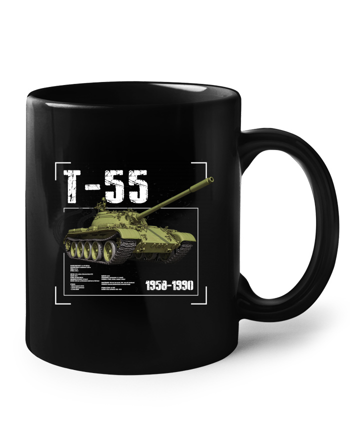 Keramický hrnek černý T-55
