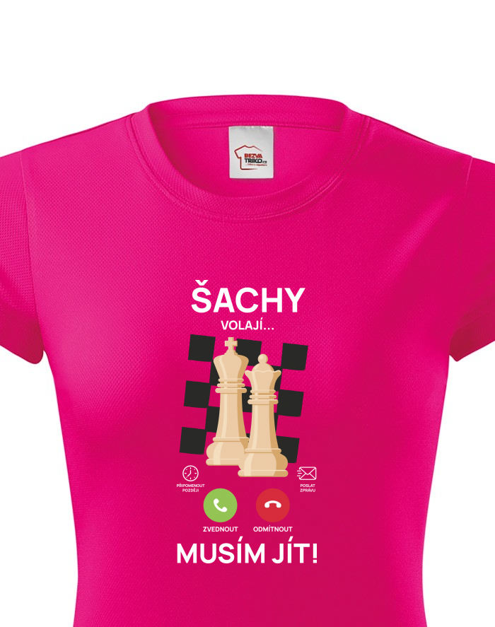 Dámské funkční tričko Šachy volají