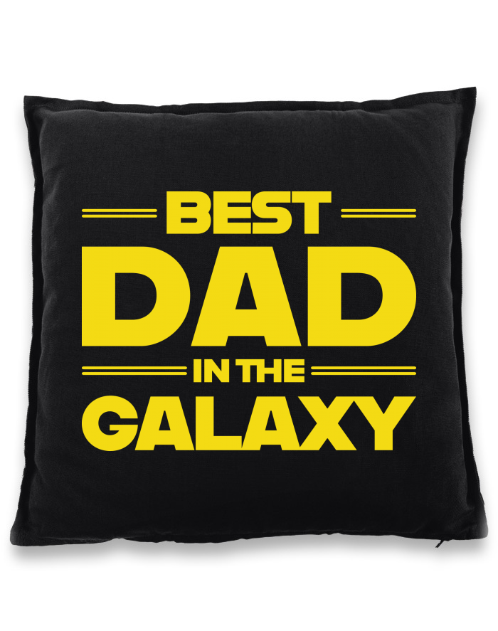 Bavlněný polštář Best Dad In The Galaxy