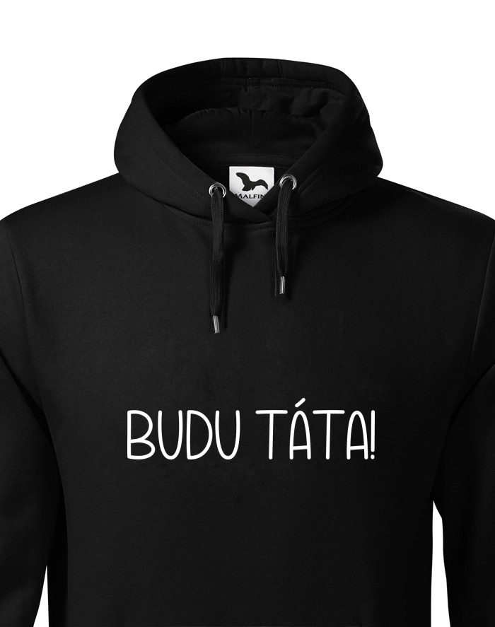 Pánská mikina s kapucí Budu táta!